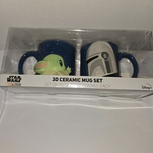 Mandalorian and Grogu 3D Mug Set Star Wars